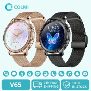 COLMI V65 Smartwatch Mulheres 1,32 polegadas AMOLED Bluetooth para Android iOS