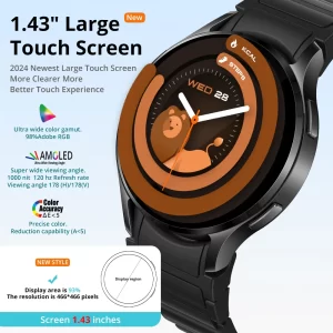 Colmi i28 ultra ai smartwatch display amoled, embutido ai da-gpt, oração muçulmana, chamada bluetooth,  para homens e mulheres